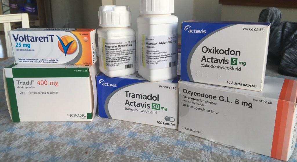 Voltaren, Tradil, Diklofenak, Oxikodon; det låter som en&nbsp;rapplåt…
