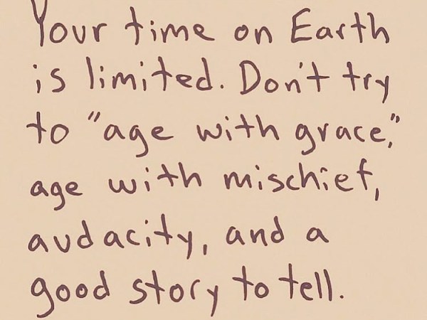 Jag är gammal&nbsp;nu